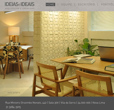 Website Ideias e Ideais Arquitetura e Urbanismo