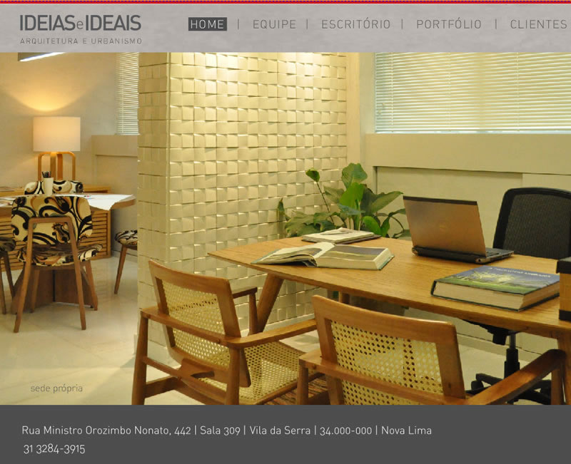 Website Ideias e Ideais Arquitetura e Urbanismo