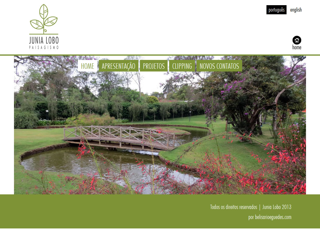 Website Júnia Lobo Paisagismo