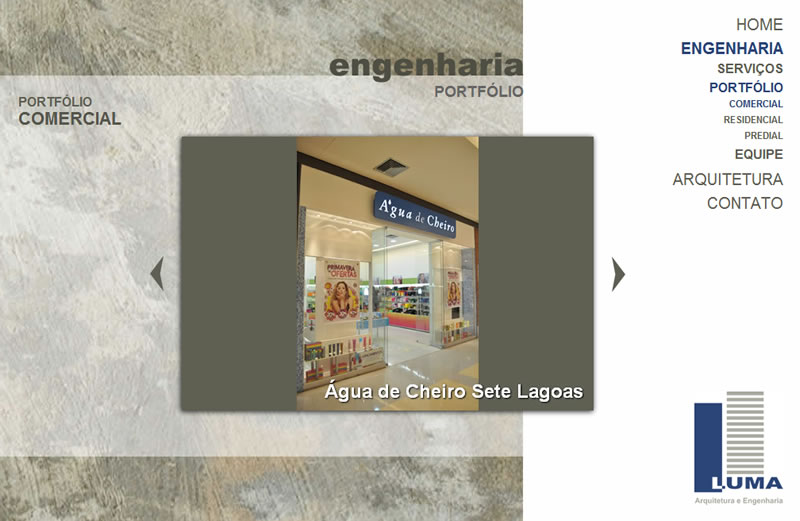 Website Luma Engenharia