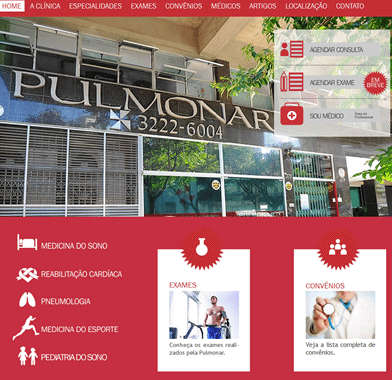 Website Pulmonar Clínica
