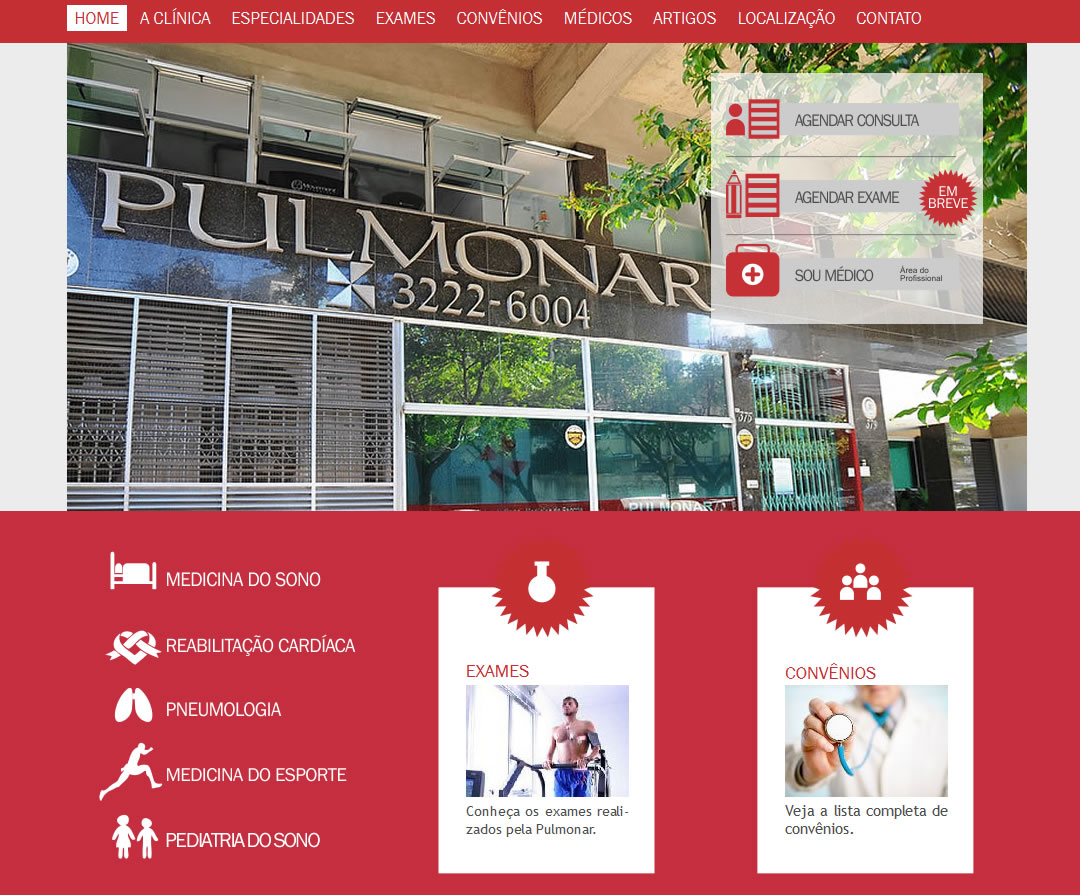 Website Pulmonar Clínica