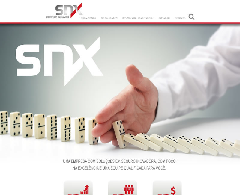 Website SNX Seguros
